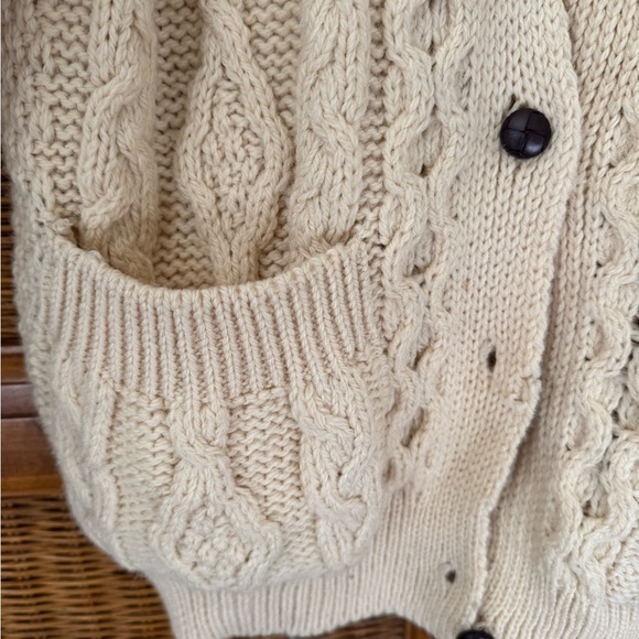 Kerry Traditions Cream Wool Sweater - Picture 3 of 3